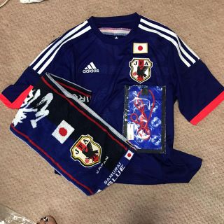 アディダス(adidas)の侍ブルーマフラータオルTシャツポシェット三点セット(応援グッズ)