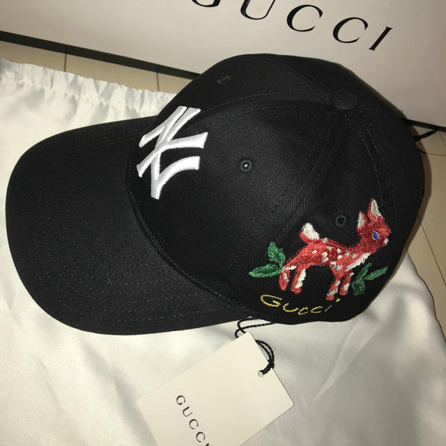 Gucci - グッチ ニューヨーク ヤンキース™ ベースボールキャップ バンビの通販 by HRK Online Store｜グッチならラクマ