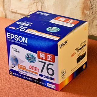 エプソン(EPSON)のEPSON 純正インクカートリッジ IC4CL76(PC周辺機器)