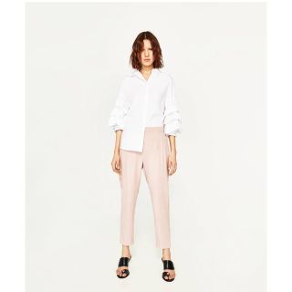 ザラ(ZARA)のZARA リラックスフィットアンクルパンツ(カジュアルパンツ)