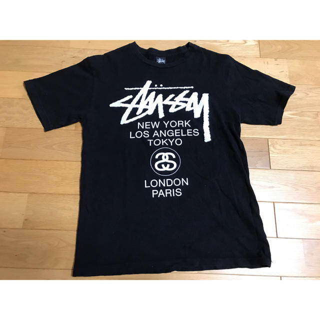 STUSSY Tシャツ 本物 美品   フリマアプリ ラクマ