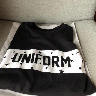 ユニフォームエクスペリメント(uniform experiment)の新品未使用タグ付き18-19aw  uniforme experiment (Tシャツ/カットソー(半袖/袖なし))