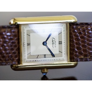 カルティエ(Cartier)の美品 カルティエ マスト タンク ゴールド LM Cartier(腕時計(アナログ))