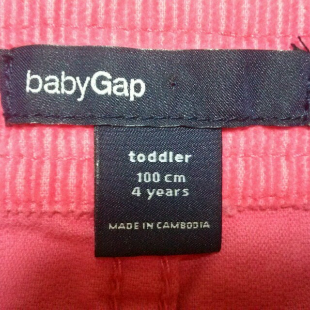 GAP Kids(ギャップキッズ)のﾍﾞｲﾋﾞｰGAPｺｰﾃﾞｭﾛｲﾜﾝﾋﾟ キッズ/ベビー/マタニティのキッズ服女の子用(90cm~)(その他)の商品写真