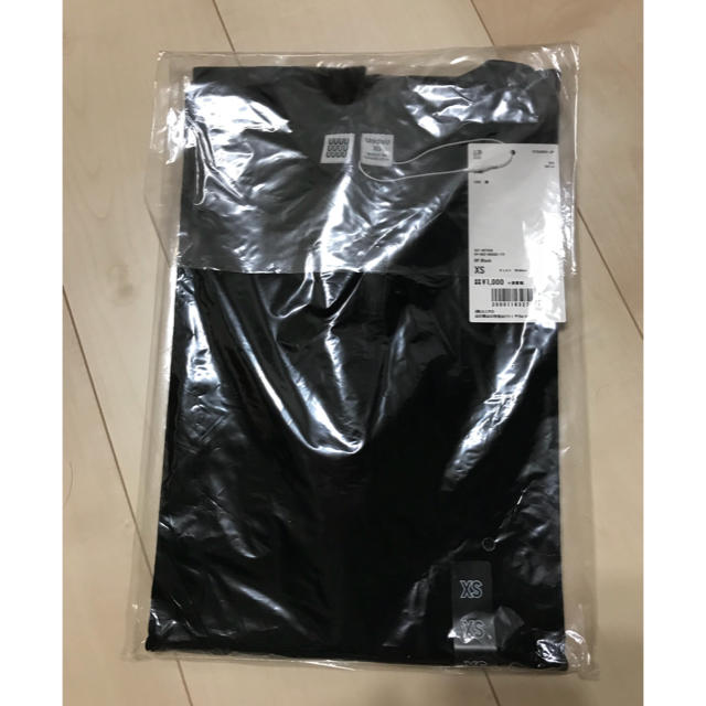 UNIQLO(ユニクロ)のUNIQLO クルーネックT メンズ 黒 XS メンズのトップス(Tシャツ/カットソー(半袖/袖なし))の商品写真