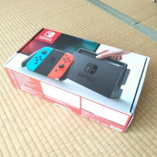 ニンテンドースイッチ(Nintendo Switch)のNintendo switch ネオンブルー/ネオンレッド　新品(家庭用ゲーム機本体)