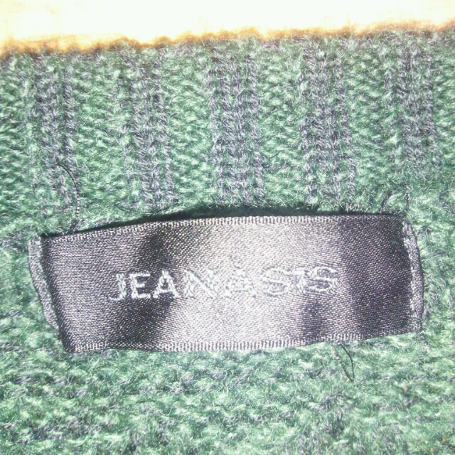 JEANASIS(ジーナシス)のJEANASIS セーター グリーン  レディースのトップス(ニット/セーター)の商品写真