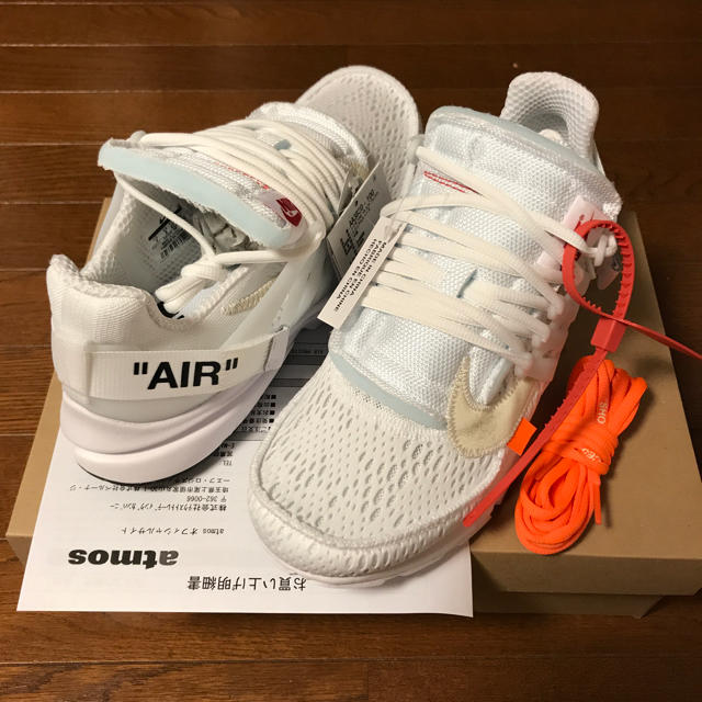 靴/シューズthe ten nike air presto off white 27cm