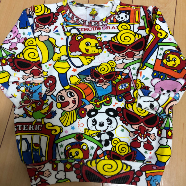 HYSTERIC MINI(ヒステリックミニ)のかえぴょん🧡💛💚 キッズ/ベビー/マタニティのベビー服(~85cm)(トレーナー)の商品写真