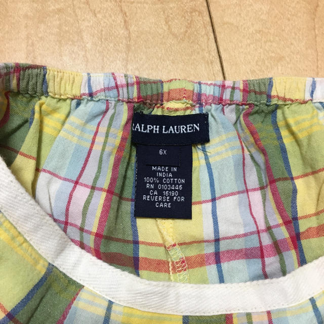 Ralph Lauren(ラルフローレン)のラルフローレン★キュロットスカート ６x キッズ/ベビー/マタニティのキッズ服女の子用(90cm~)(スカート)の商品写真