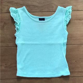 ベビーギャップ(babyGAP)のbabygap タンクトップ ノースリーブ 緑 90cm(Tシャツ/カットソー)