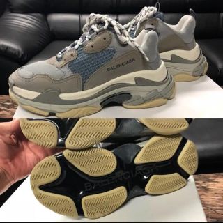 BALENCIAGA トリプル S グレー 41 正規品 2018年モデル