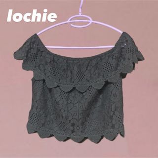 ロキエ(Lochie)のlochie ロキエ  シェル柄 レース ブラウス🐚(カットソー(半袖/袖なし))