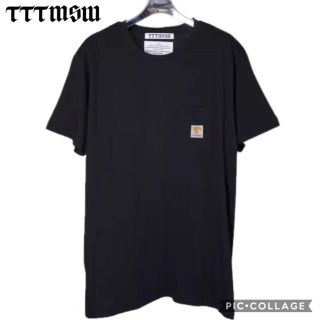 ワコマリア(WACKO MARIA)の【新品】TTT_MSW LOGO POCKET TEE ブラック(Tシャツ/カットソー(半袖/袖なし))