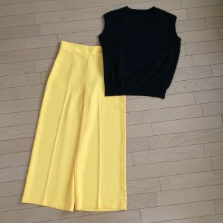 ザラ(ZARA)のZARA イエローパンツ S(その他)