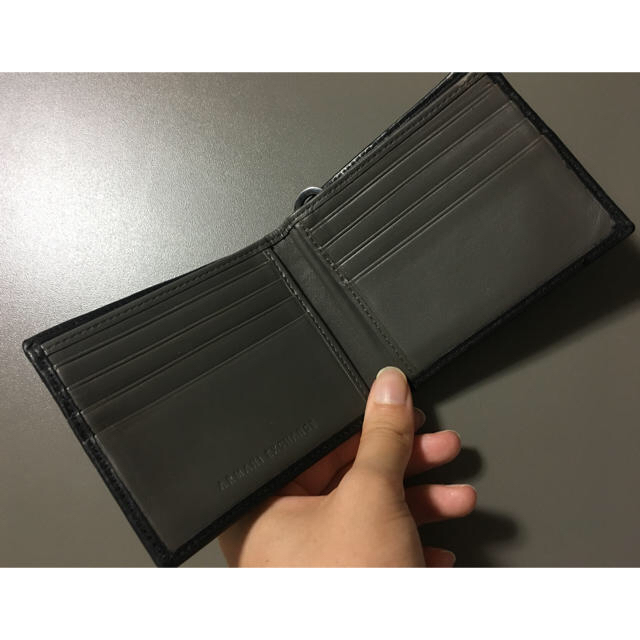 AX アルマーニ エクスチェンジ メンズ 二つ折り財布 | フリマアプリ ラクマ