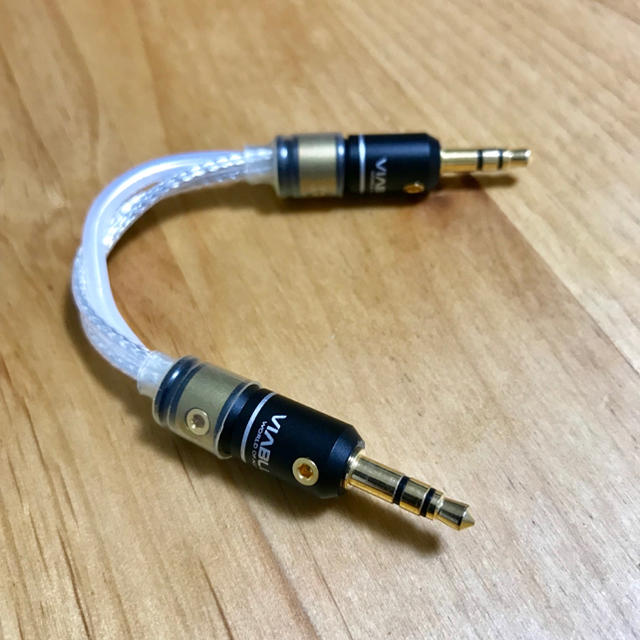 3.5mmステレオミニ Crystal Cable Micro + オーグライン