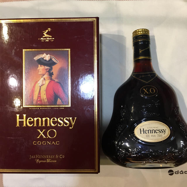 未開栓 Hennessy ヘネシー XO 金キャップ 750ml 40% 箱付の+gtk.graphics