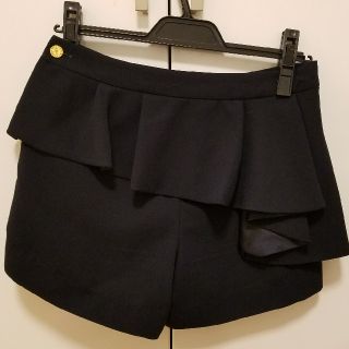 プロポーションボディドレッシング(PROPORTION BODY DRESSING)の⭐値下げ　フリルショートパンツ　ネイビー　プロポーションボディードレッシング(ショートパンツ)