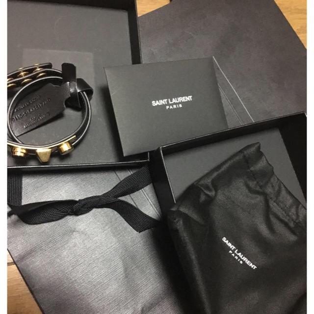 Saint Laurent - YSL レザー ブレスレットの通販 by SU's shop｜サンローランならラクマ