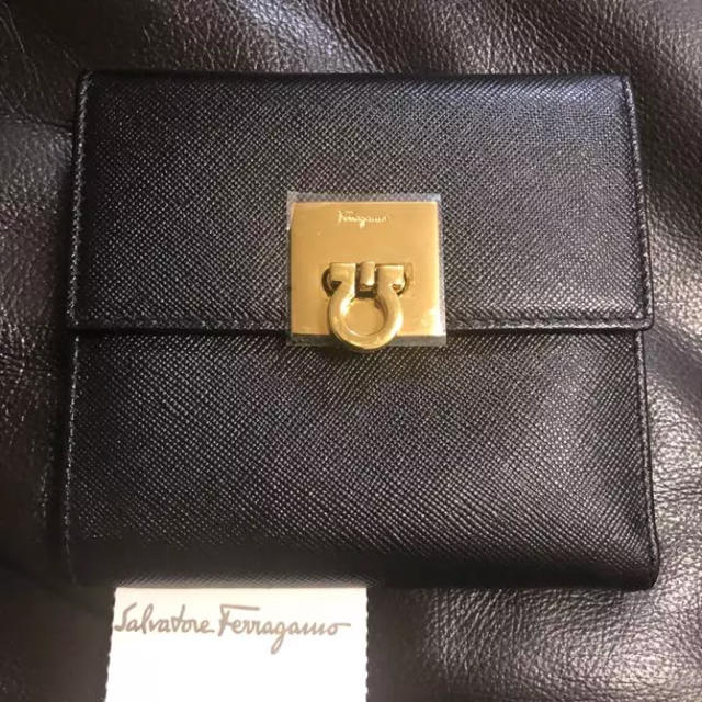 未使用☆Salvatore Ferragamo フェラガモ ガンチーニウォレット