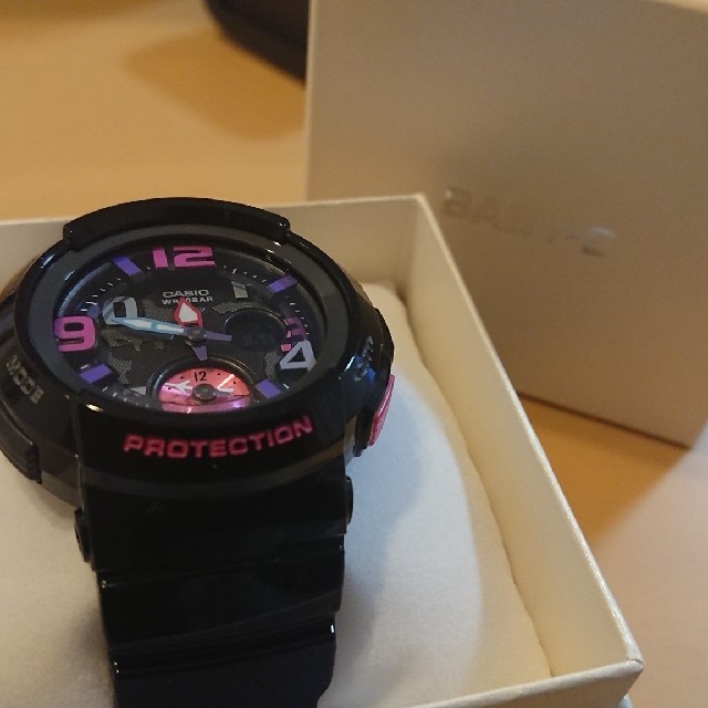 G-SHOCK(ジーショック)の新品未使用 BABY-G  BGA-190-1BJF 生産終了現品限り レディースのファッション小物(腕時計)の商品写真