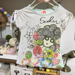 スカラー(ScoLar)のスカラー scolar トップス Tシャツ ガーリー 100センチ キッズ(Tシャツ/カットソー)