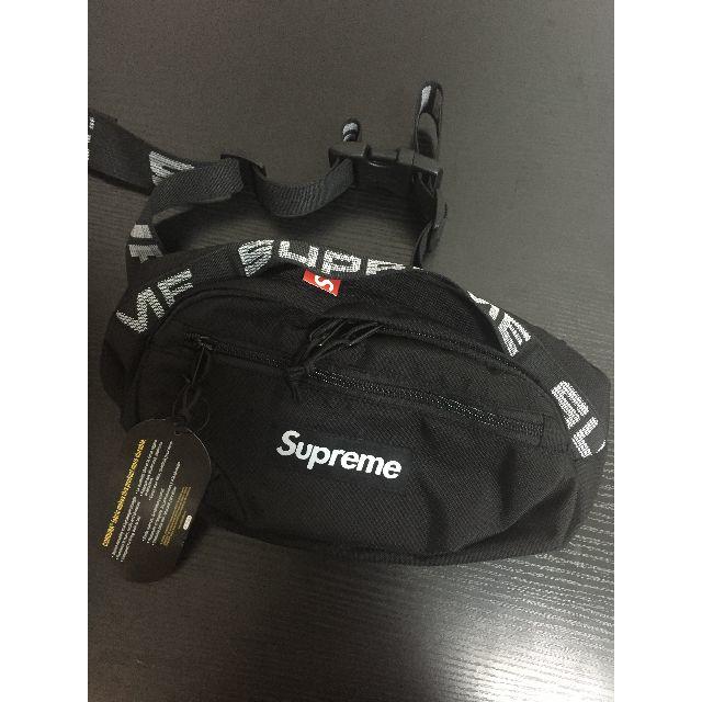 supreme 18ss waist bag black 送料込み