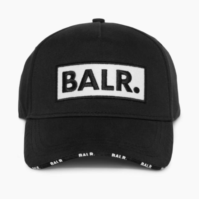 BALR CLASSIC FELT BOX LOGO CAP BLACK-eastgate.mk