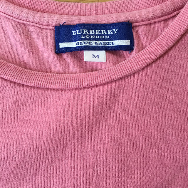 BURBERRY(バーバリー)の値下げBURBERRYピンクの半袖Tシャツ バーバリー レディースのトップス(Tシャツ(半袖/袖なし))の商品写真