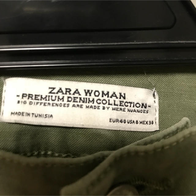 ZARA(ザラ)のZARA カーゴパンツ ロング カーキ レディース Mサイズ レディースのパンツ(ワークパンツ/カーゴパンツ)の商品写真