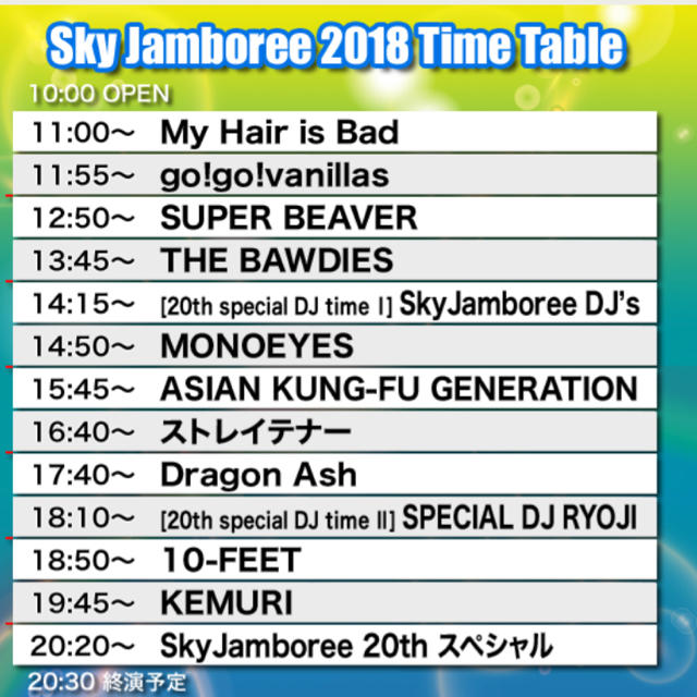 Sky Jamboree チケット