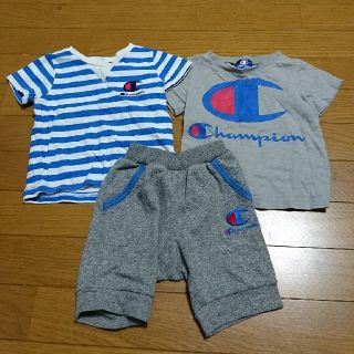 チャンピオン(Champion)のChampion 3点セット 90㎝(Tシャツ/カットソー)