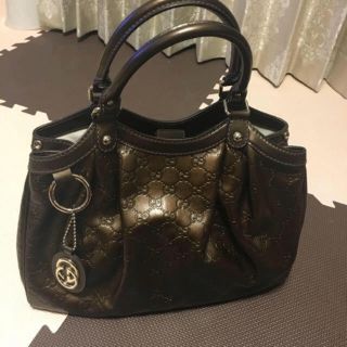 グッチ(Gucci)のGUCCIシマハンドバッグ(ハンドバッグ)