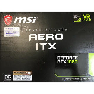 MSI GeForce GTX 1060 aero ITX 6G OC(PCパーツ)