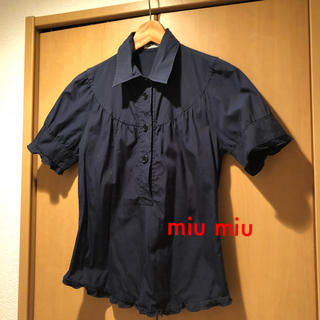 ミュウミュウ(miumiu)のmiu miu♡ブラウス(シャツ/ブラウス(半袖/袖なし))