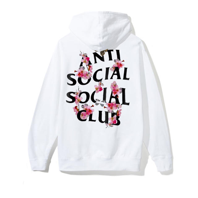 anti social social club ロゴパーカー M 新品未開封 桜