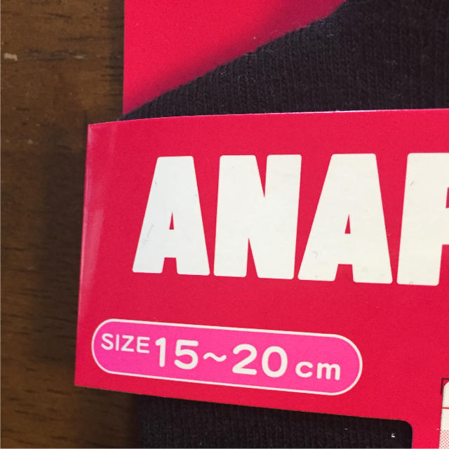 ANAP Kids(アナップキッズ)の15 16 17 18 19 20 新品 靴下 ハイソックス 3足 女の子 キッズ/ベビー/マタニティのこども用ファッション小物(靴下/タイツ)の商品写真