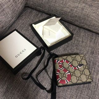 グッチ(Gucci)のオンライン様 取り置き中 GUCCI 財布 スネーク(折り財布)