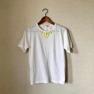 ユナイテッドアローズグリーンレーベルリラクシング(UNITED ARROWS green label relaxing)の送料込❗️日本製❗️UNITED ARROWS ビジューTシャツ 完売品(Tシャツ(半袖/袖なし))