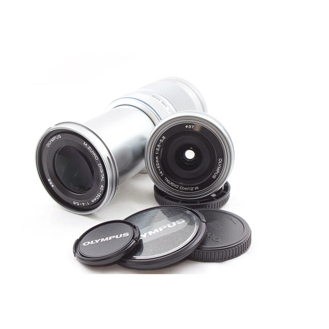OLYMPUS(オリンパス)の⭐︎みき様専用⭐︎OLYMPUS 14-42 EZ 40-150 レンズセット スマホ/家電/カメラのカメラ(レンズ(ズーム))の商品写真