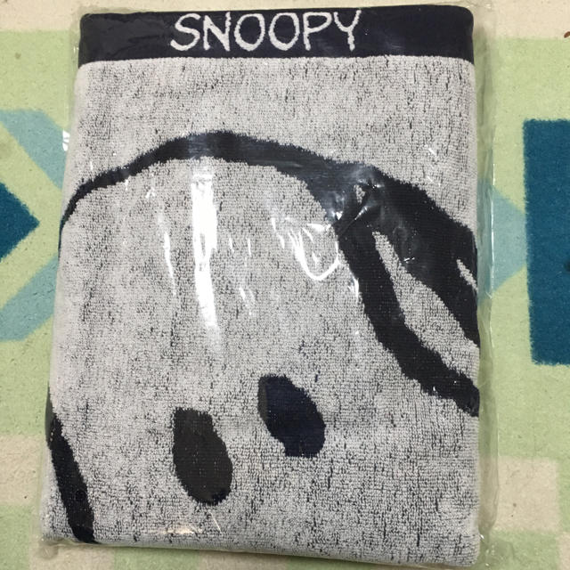 SNOOPY(スヌーピー)のスヌーピーバスタオル エンタメ/ホビーのアニメグッズ(タオル)の商品写真