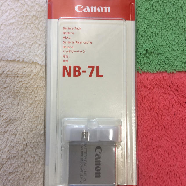 Canon(キヤノン)のなぽりんさん専用キヤノン  バッテリー NB-7L  新品未使用 スマホ/家電/カメラのスマートフォン/携帯電話(バッテリー/充電器)の商品写真