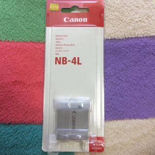 キヤノン(Canon)のキヤノンバッテリー NB-4L  新品未使用(バッテリー/充電器)