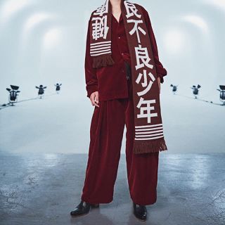 Sasquatchfabrix.  17aw ベルベット パンツ