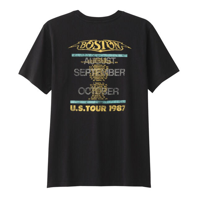 GU(ジーユー)のボストン ツアーTシャツ バンドTシャツ サードステージ Boston 80s メンズのトップス(Tシャツ/カットソー(半袖/袖なし))の商品写真