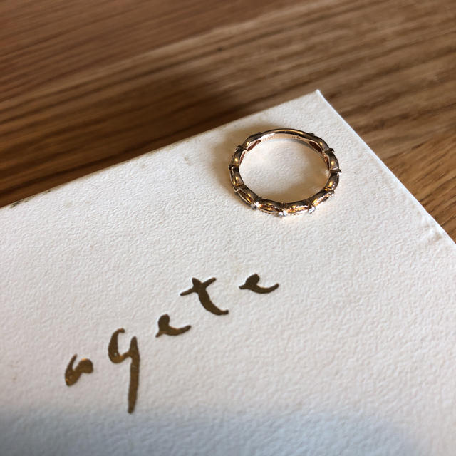 agete(アガット)の【最終お値下げ❣️】☆アガットドレスリング☆ レディースのアクセサリー(リング(指輪))の商品写真