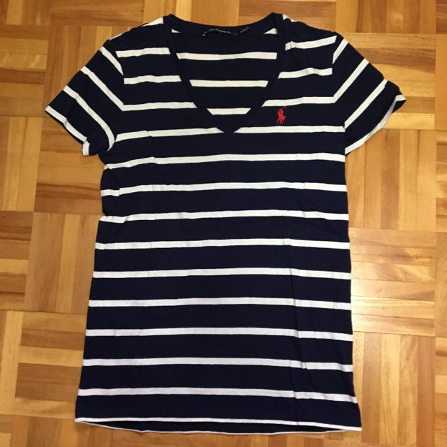 Ralph Lauren(ラルフローレン)のラルフローレン VネックTシャツ レディースのトップス(Tシャツ(半袖/袖なし))の商品写真