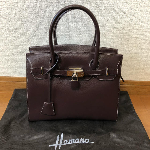 濱野皮革工芸(ハマノヒカクコウゲイ)の美品！濱野/HAMANO ハンドバッグ レディースのバッグ(ハンドバッグ)の商品写真
