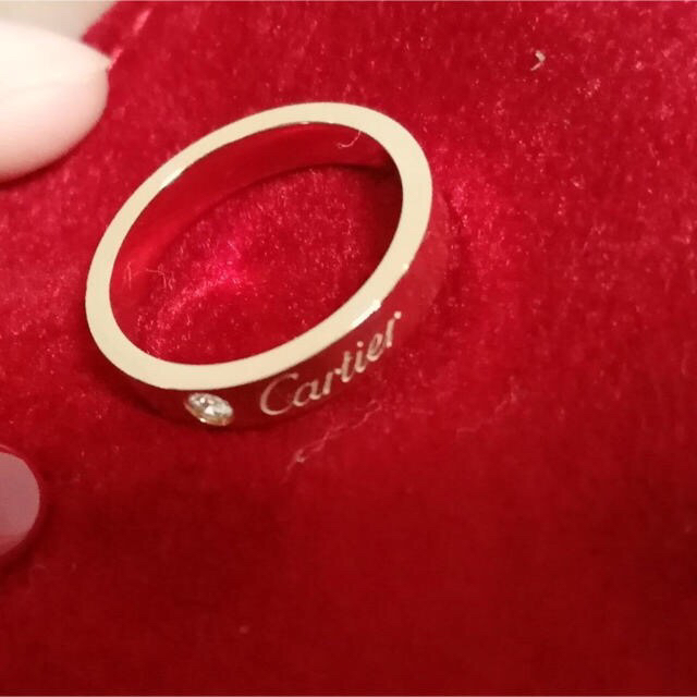 Cartier(カルティエ)のモモ様専用 カルティエ Cドゥ エングレーブド ダイヤリング レディースのアクセサリー(リング(指輪))の商品写真